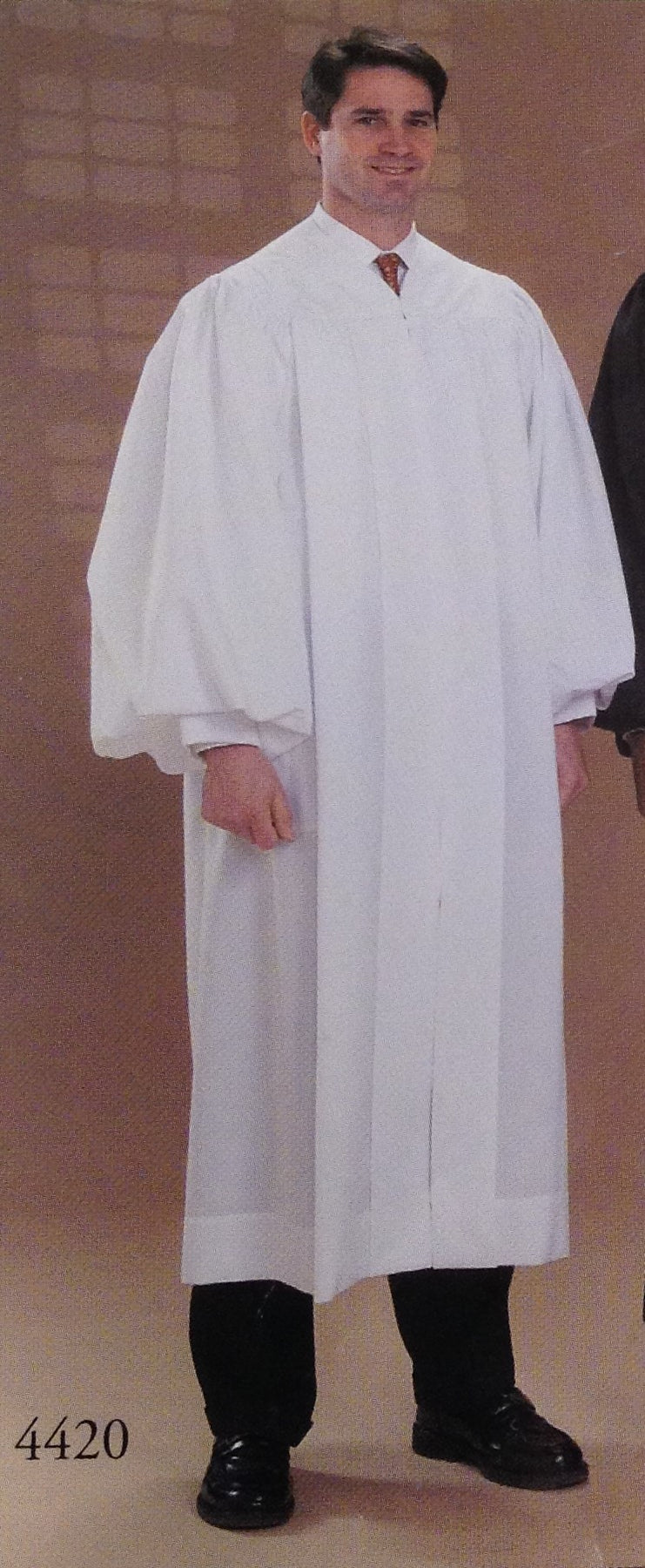 white clergy dress Plain Clergy Robe