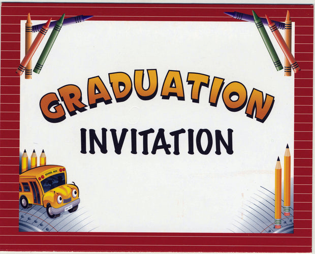 5929 Graduation Invitations - Thomas Creative Apparel