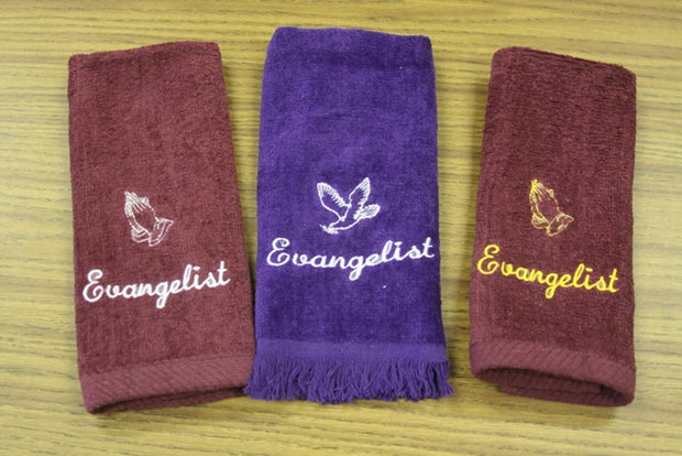 Hand Towel Evangelist and embroidery - Thomas Creative Apparel