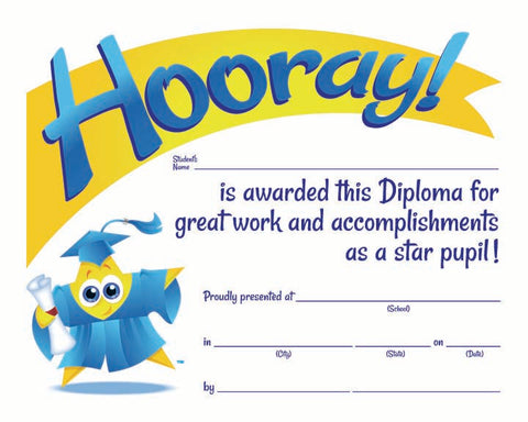 3300DST Star Pupil Diploma - Thomas Creative Apparel
