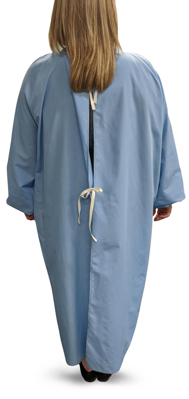 ADULT Gowns - PPE - Washable 65/35 Polyester Cotton - Thomas Creative Apparel