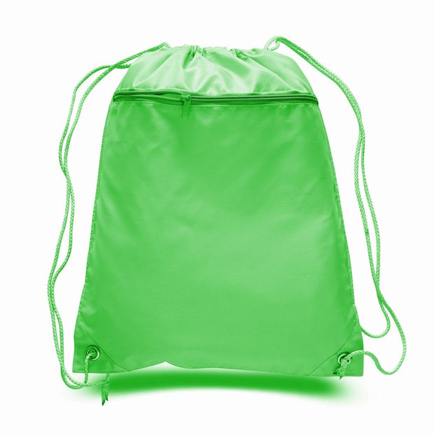 Lime Drawstring Bag - Thomas Creative Apparel